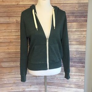 Green Zipup hoodie